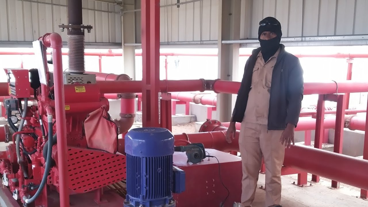 Cleaning at Fire Pump 
