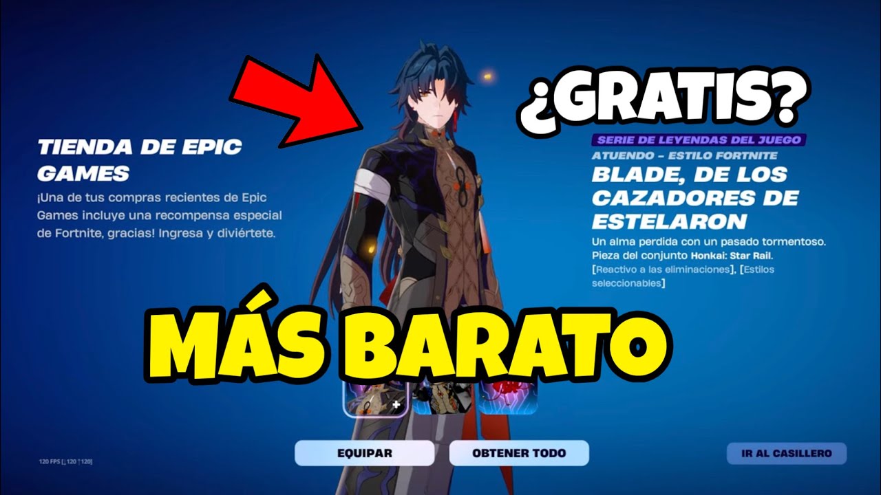 *FREE?* HOW TO GET A CHEAPER SKIN IN FORTNITE! FREE HONKAI STAR RAIL SKIN?