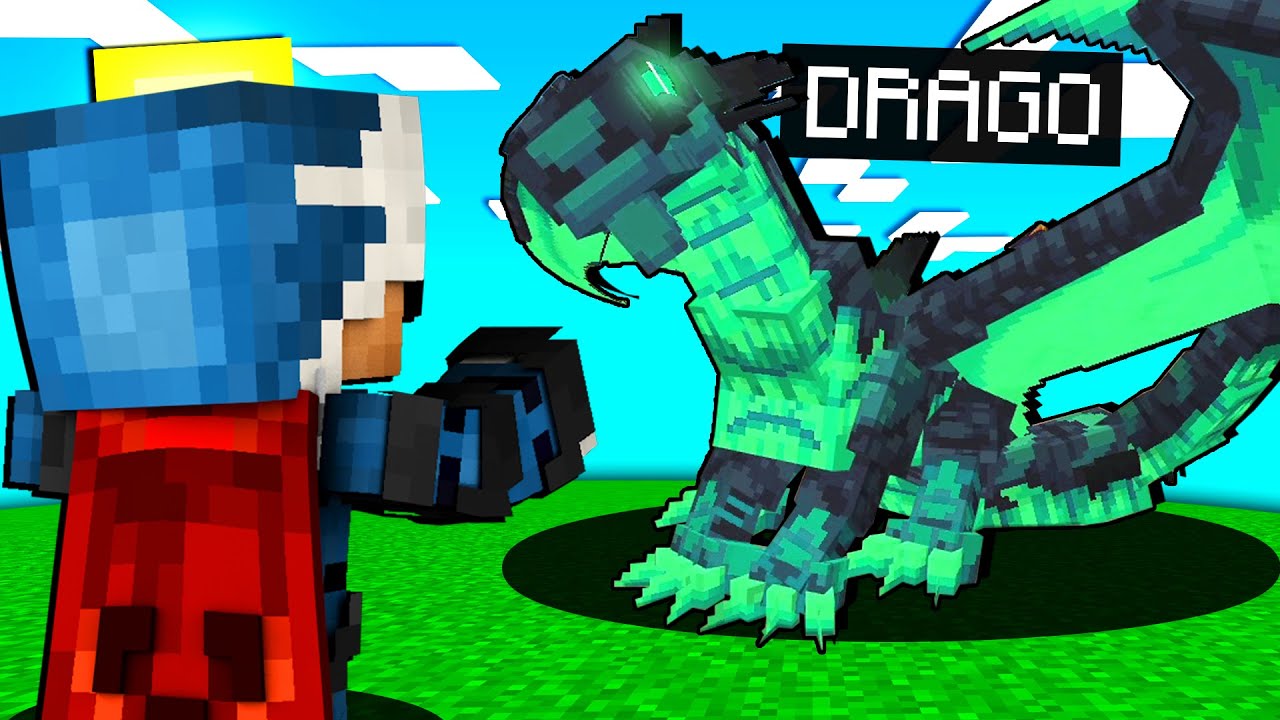 IL MIO NUOVO DRAGO MITOLOGICO SU MINECRAFT ITA