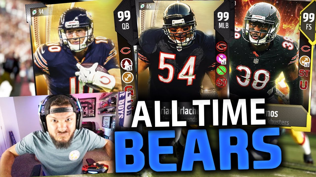 ALL TIME CHICAGO BEARS SQUAD BUILDER | MADDEN 18 GAMEPLAY