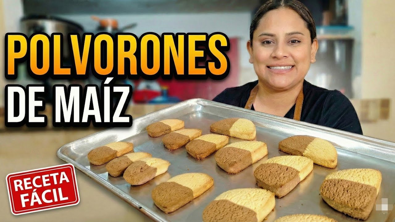Polvorones de Maíz Caseros 🌽 Receta Fácil y Tradicional Mexicana