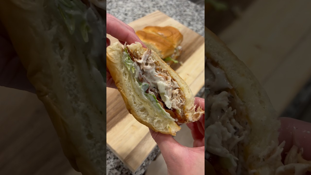 Turkey Bacon Ranch Sandwich. #shortsfeed #viral #fypシ #sandwich #fyp #shorts