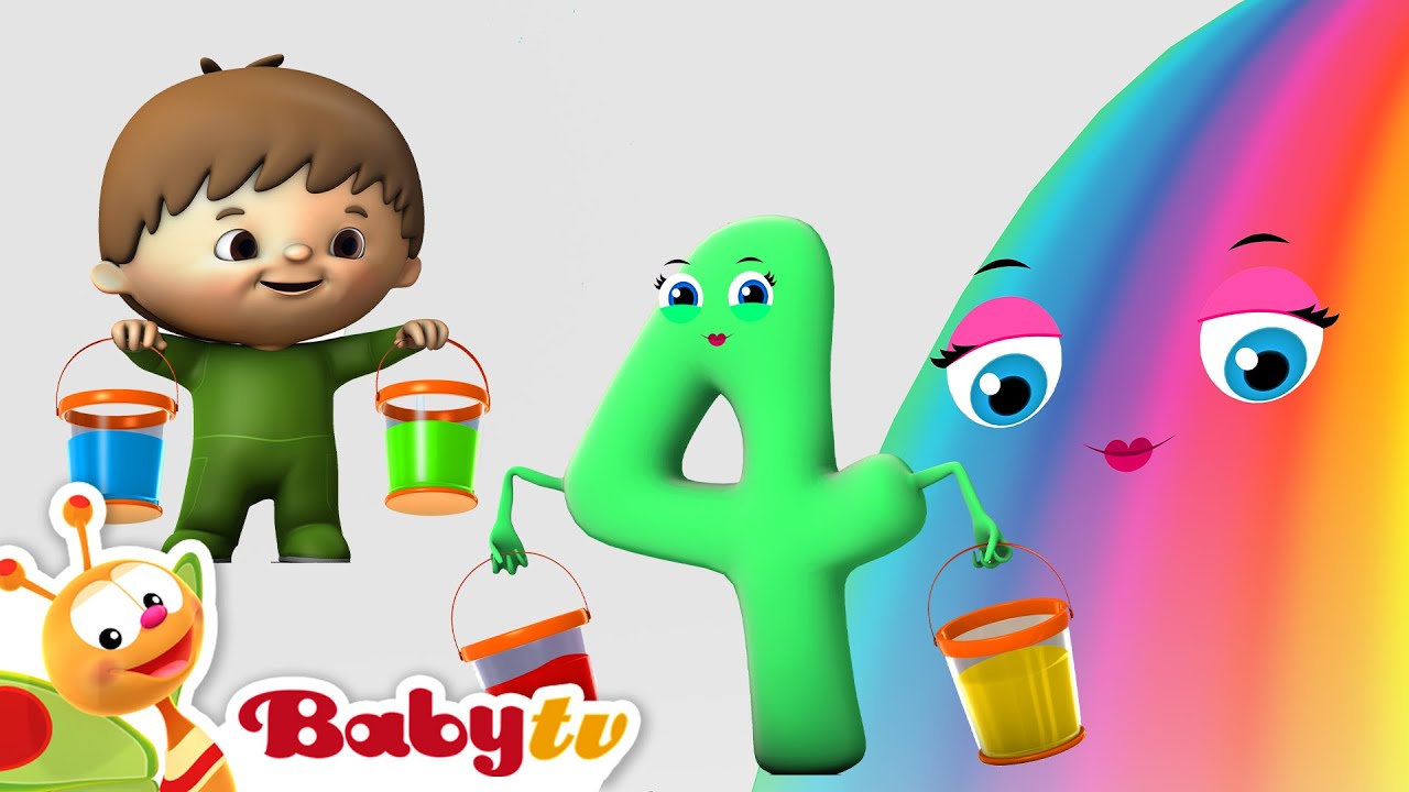 Charlie poznaje Cyfrę Cztery 4 4️⃣​ Liczenie dla dzieci | Bajki dla dzieci @BabyTVPL