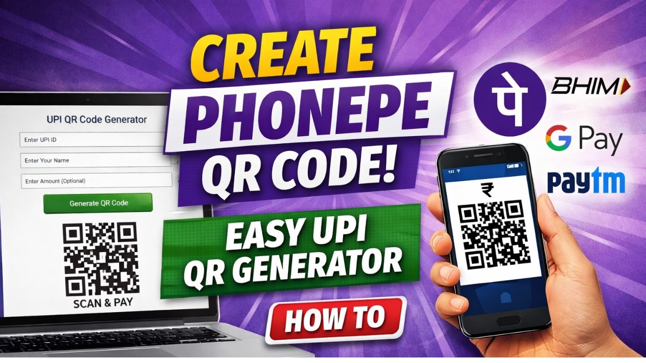 how to generate phonepe qr code