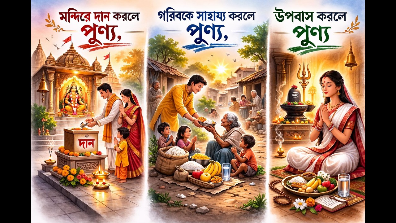 পুণ্য আসলে কী? | নিষ্কাম কর্মের আসল রহস্য | ভগবদ্গীতার শিক্ষা #krishnamotivation