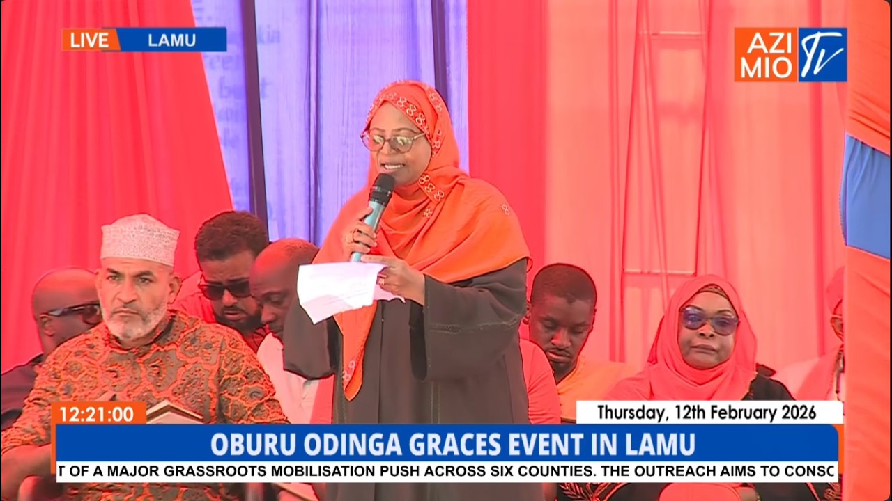 WATCH: Amina Mnyazi EXTENDS Warm WELCOME to ODM Delegation in Lamu County With Emotive Speech