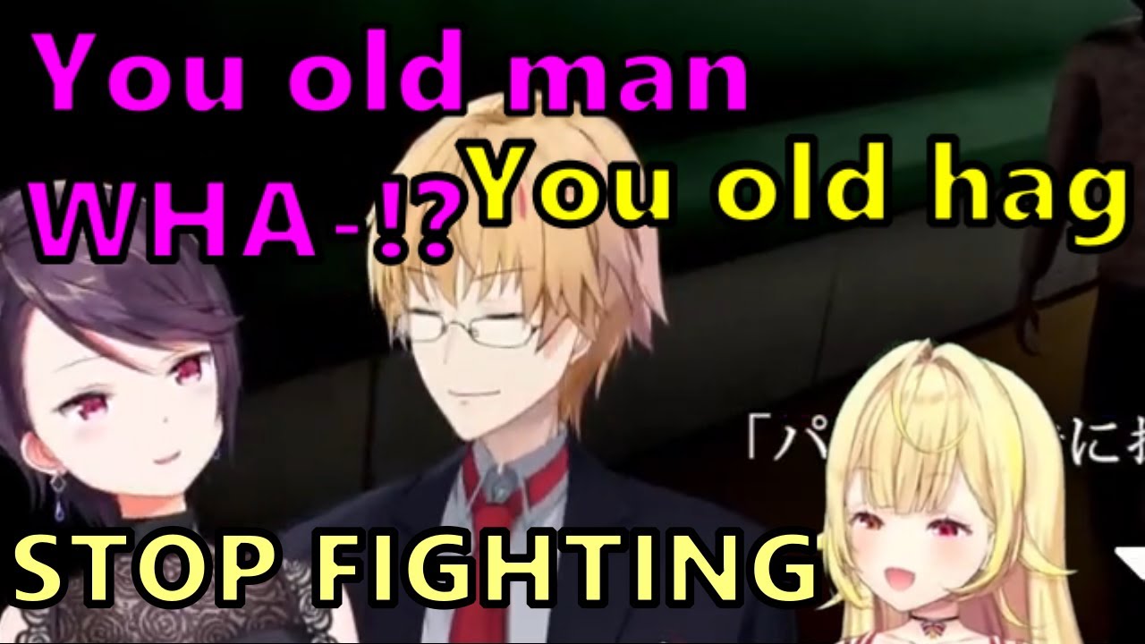 [Eng Sub] Gundou and Kanda's passionate fight made Hoshikawa fall off her chair [Nijisanji]