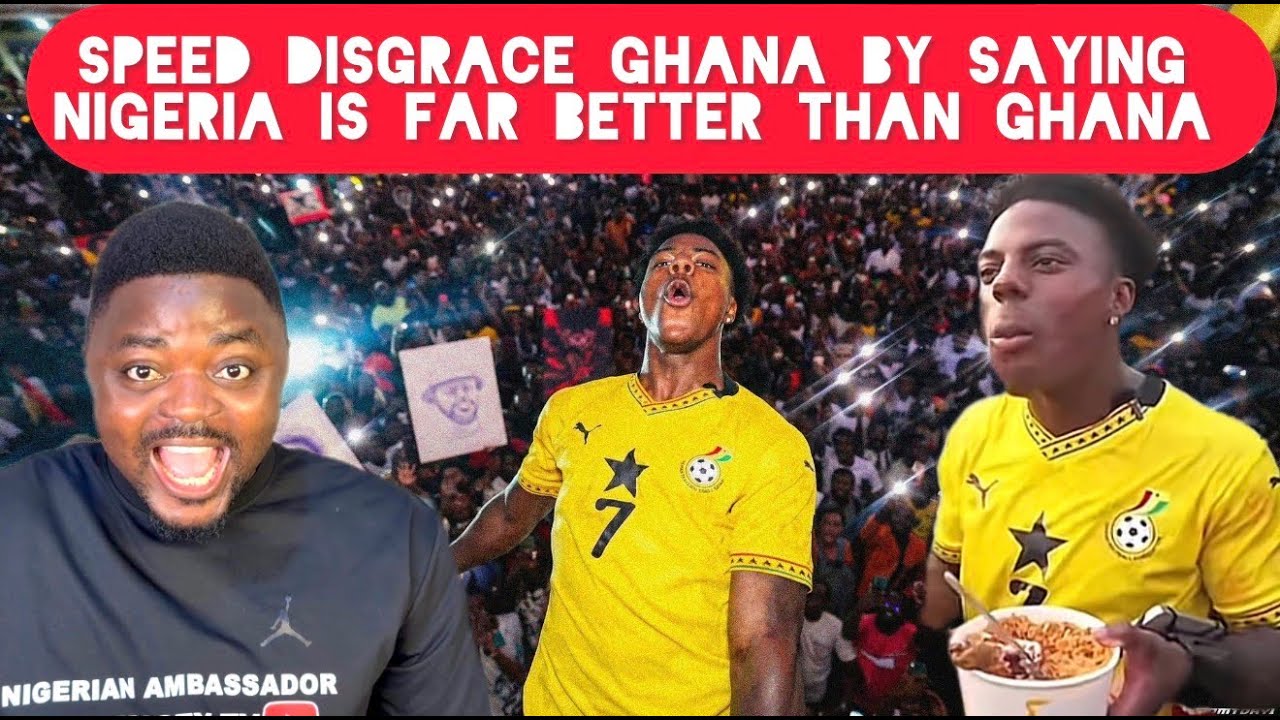 American Streamer Speed in Ghana Disgrace Ghanaians By Saying Nigeria is Better than Ghana