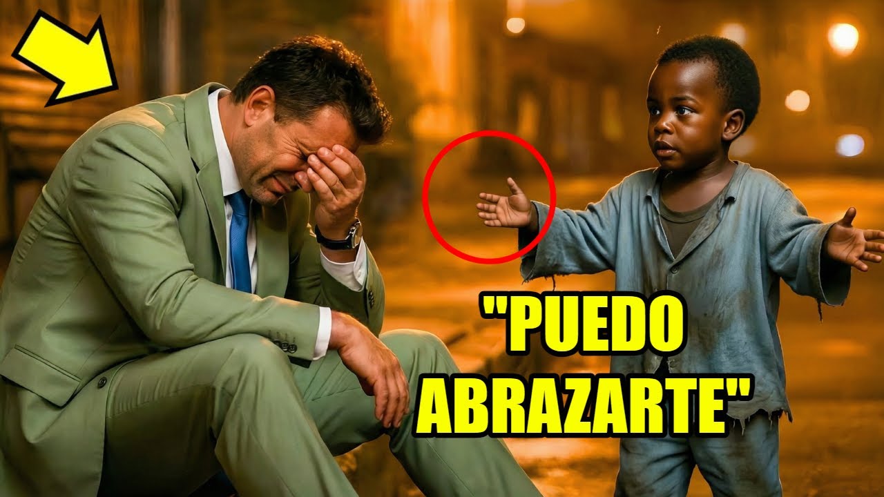 “PUEDO ABRAZARTE”, dijo el Niño al Millonario que Lloraba... Lo que pasó después fue Impactante