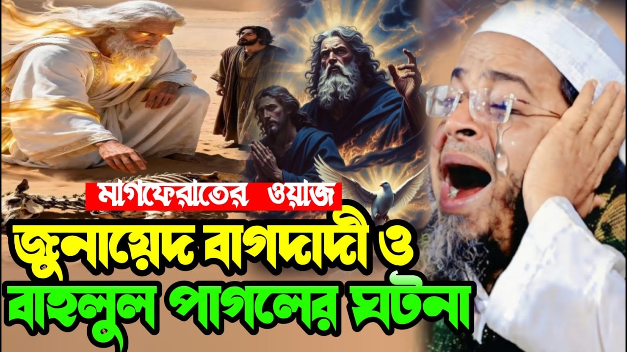 জুনায়েদ বাগদাদী ও বাহলুল পাগলের অবাক করা ঘটনা | মুফতি নাসির উদ্দীন আনসারি | হৃদয় কাঁপানো ওয়াজ