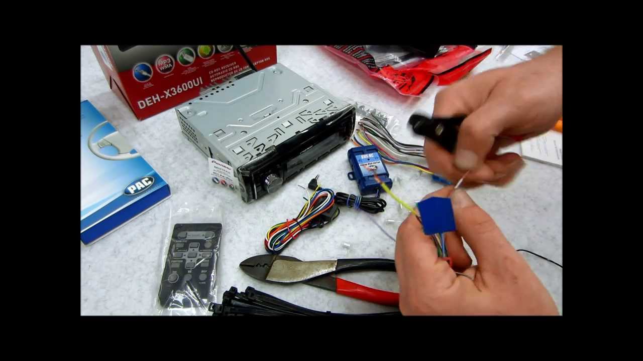 How to wire up and prep a new radio, dash kit, harness and steering wheel adapter