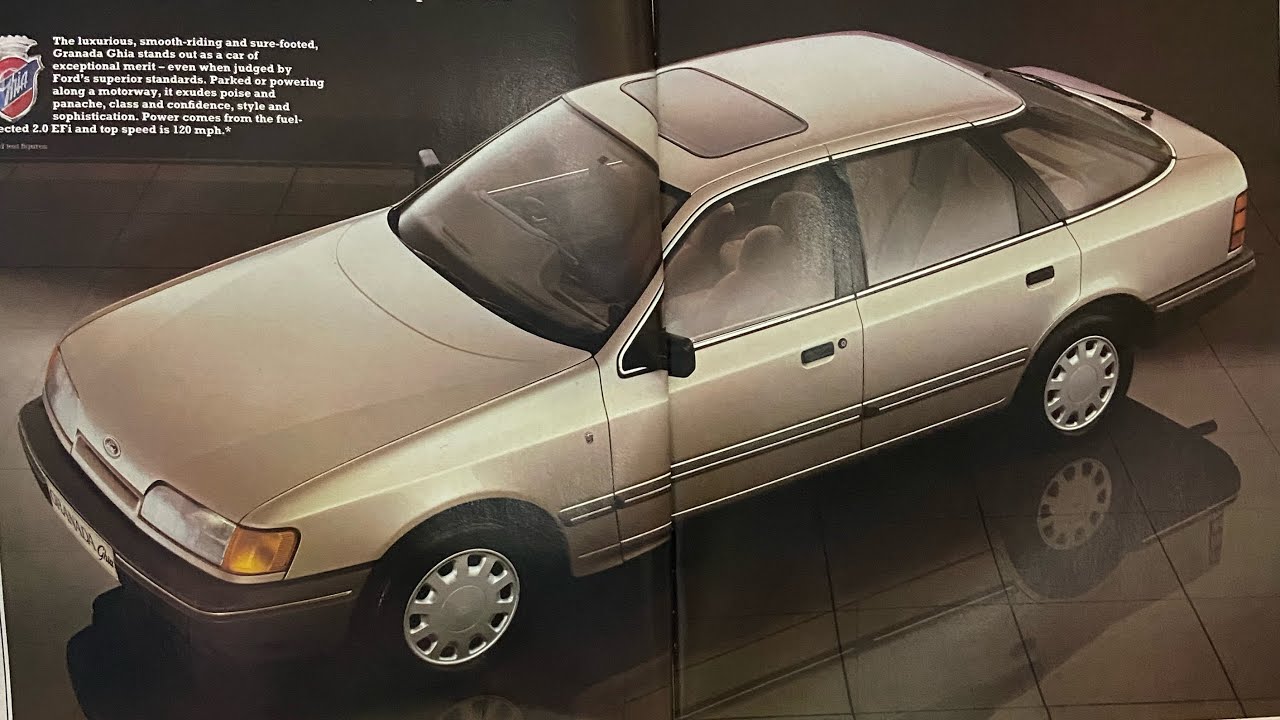 Обзор брошюры Ford Granada MK3 / Scorpio 1985 года | Редкая оригинальная рекламная брошюра Ford