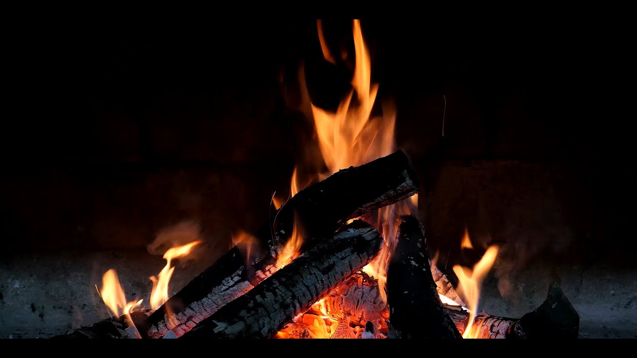 Lonely Campfire at Night | Minimal Fire Sounds