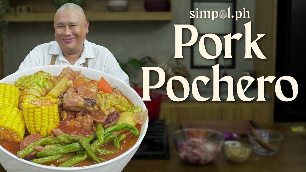 How to Cook Pork Pochero | Traditional Filipino Stew by Chef Tatung
