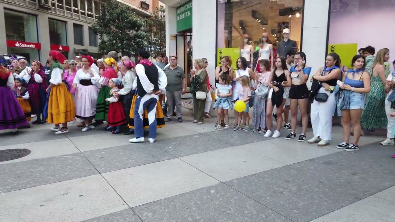BAILE REGIONAL COMIENZO DE LAS FIESTAS DE SANTANDER 2024