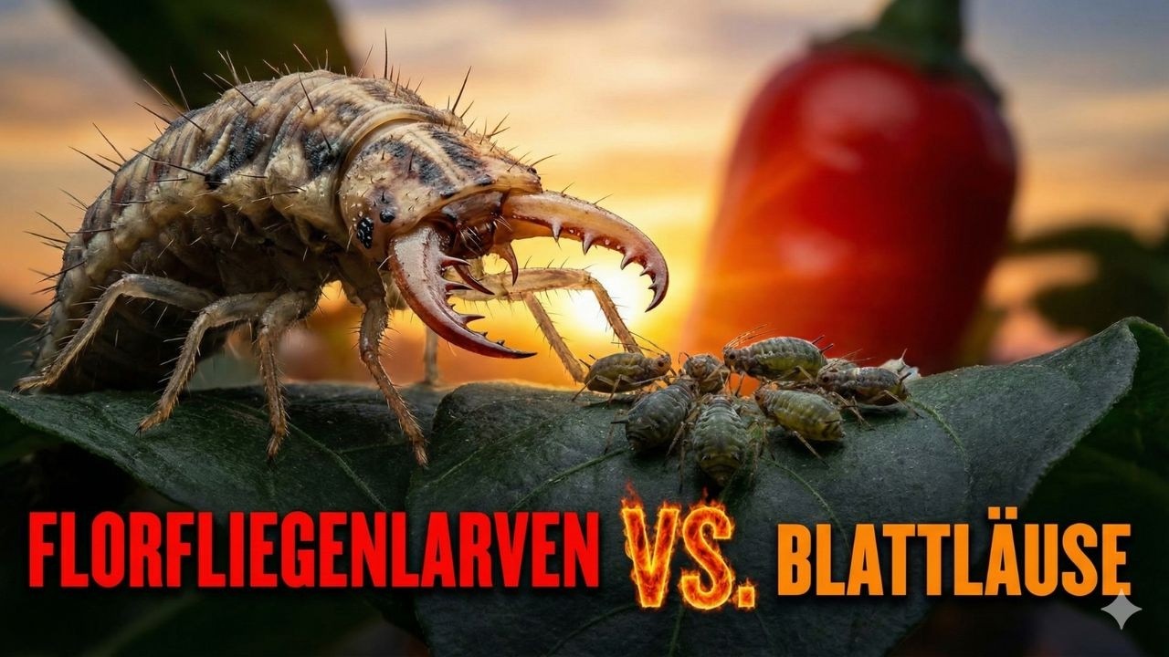 Der BESTE Bio-Killer gegen Schädlinge? 🤔 Florfliegenlarven im Härtetest!