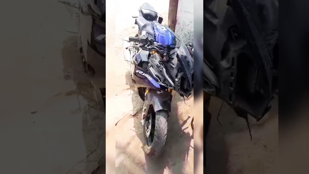 R15 crash💥/total loss 😓/rider injury 🤕/mood off🙁 breakup💔/sad song 😢 #live #crash #breakup #1klikes