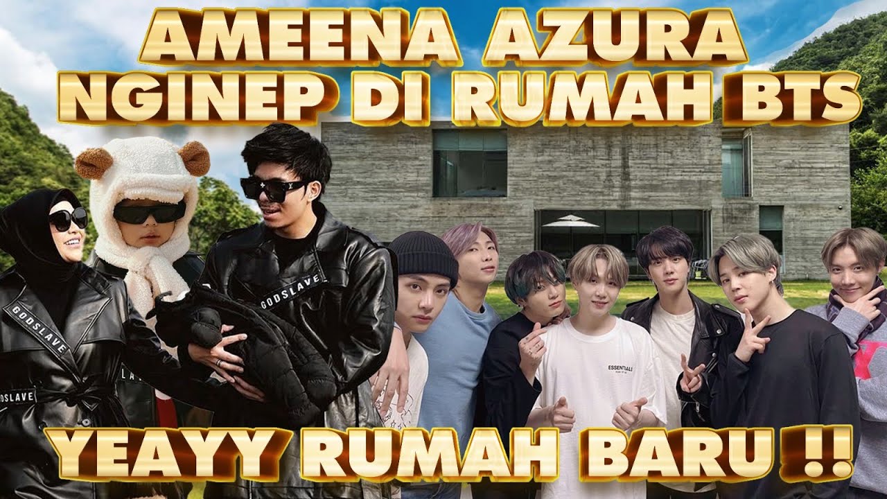 AMEENA DI RUMAH BTS KOREA! ATTA MAU PINDAH KOREA?! #TAFKOREANTRIP