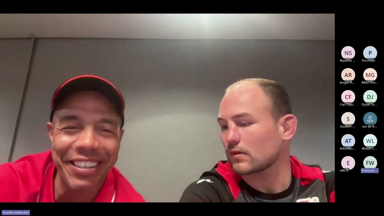 URC - Chatting to Ricardo Loubscher and PJ Botha ahead of Sharks match