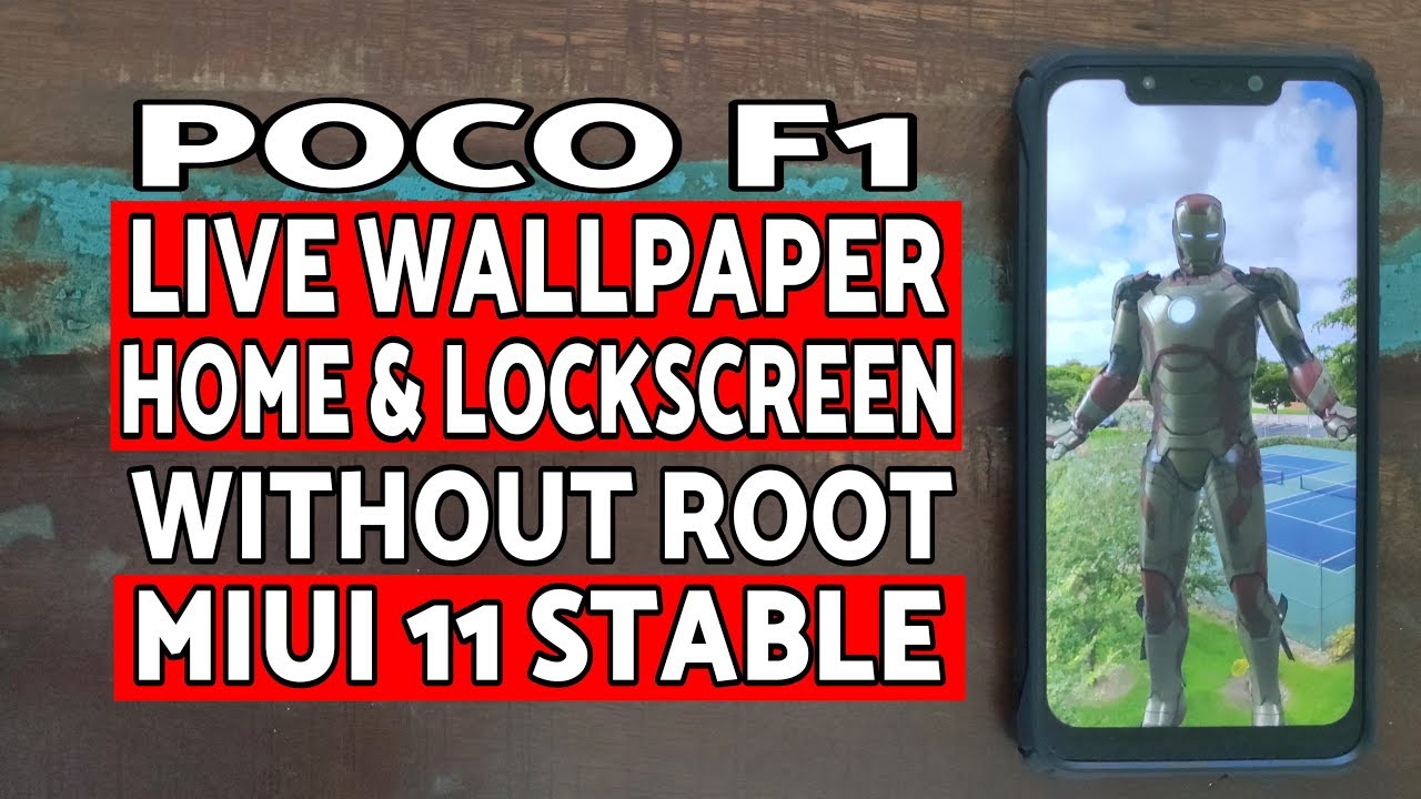 Poco F1 | Live Video Wallpaper | MIUI 11 Stable | Without Root