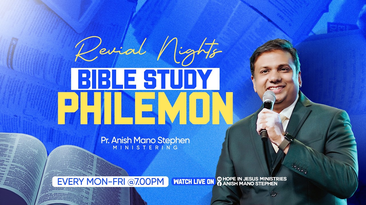 🛑LIVE | Transforming Revival Nights 🔥 Season 6 | Pr. Anish Mano Stephen| Hope in Jesus, Bangalore