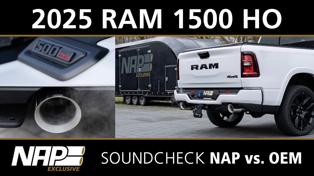 2025 RAM 1500 HO - NAP Klappenauspuff vs. Stock