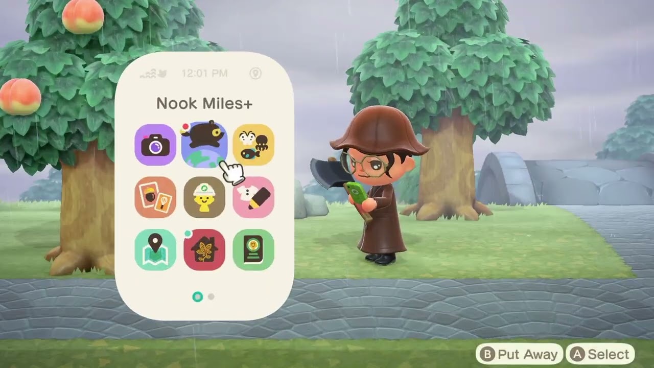 A Slow Rainy Island Day ☁️ Fishing, Shopping & Villager Chats | ACNH Longplay