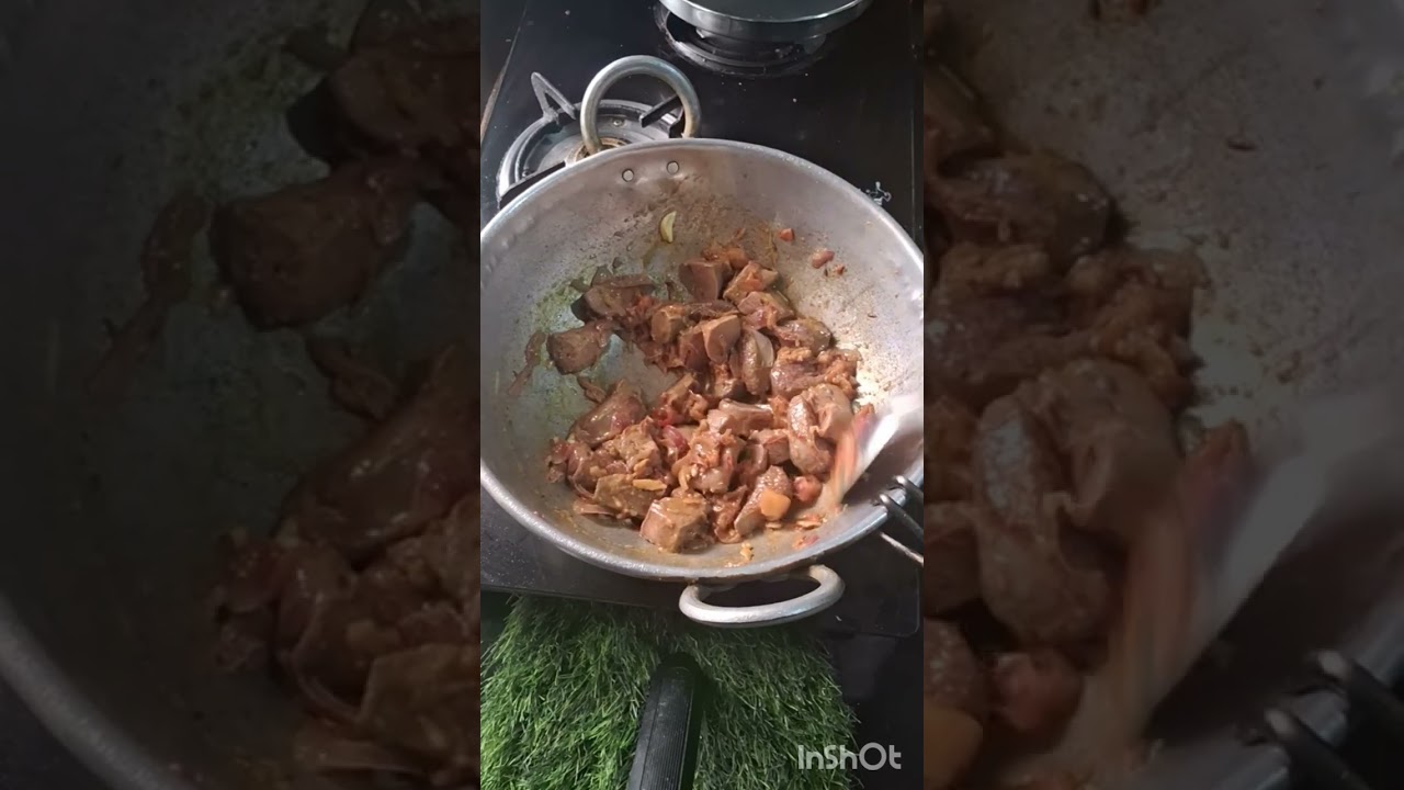 #Sunday special# mutton liver pepper fry......
