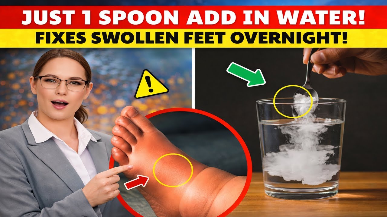 Stop Swollen Feet Overnight – Easy Bedtime Fixes for Seniors | Healthy Aging Tips