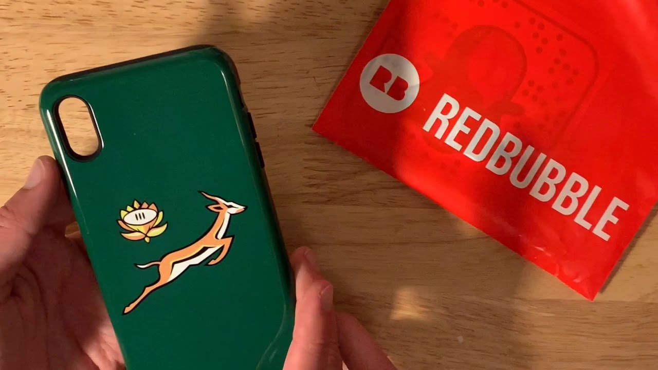 IPHONE XS MAX REDBUBBLE TOUGH CASE UNBOXING