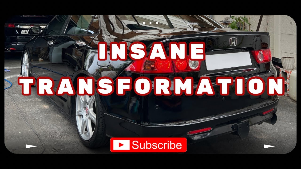 Detailing a Black Honda Accord Type S ‼️| Deep Gloss Car Detailing Transformation✨🧽