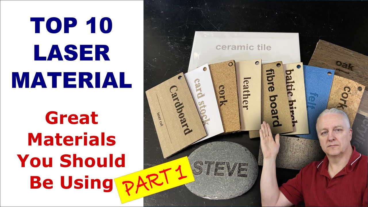 TOP 10 LASER MATERIALS // Part 1 - Simple Laser Material