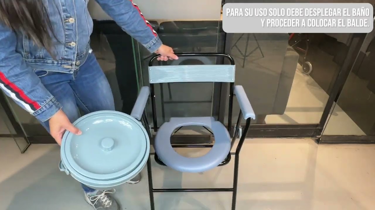 Ba&ntilde;o Econ&oacute;mico - Inodoro Port&aacute;til B&aacute;sico Plegable