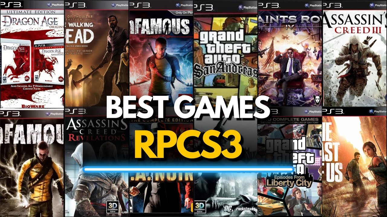 Топ-50 игр, запускаемых на эмуляторе RPCS3 в 2024 году