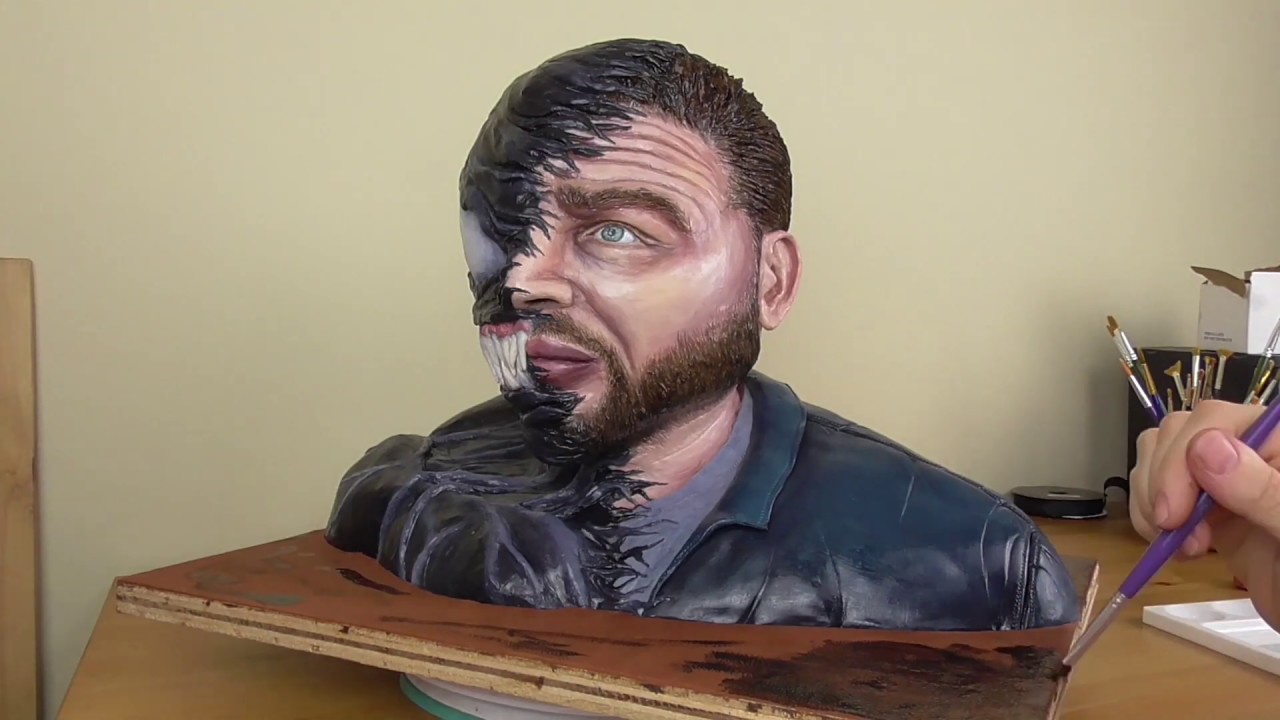 Venom Movie Cake Time-lapse
