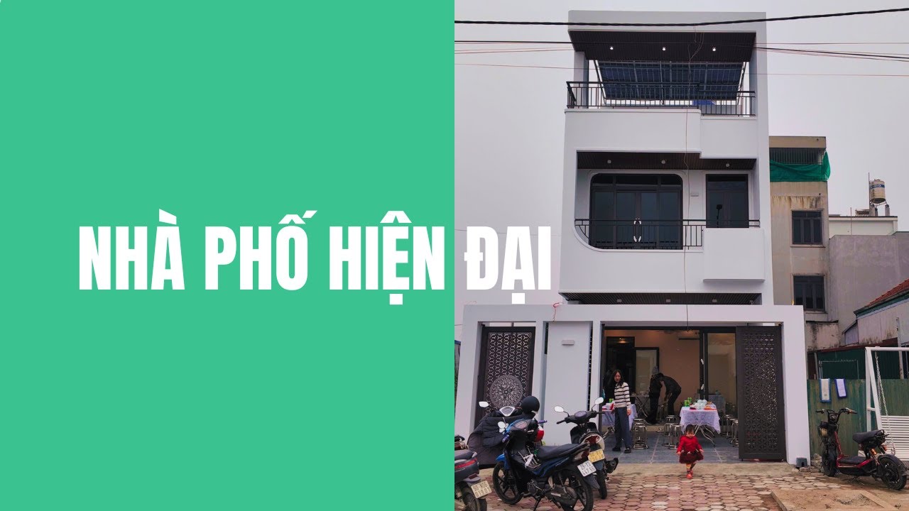TẾT có nhà mới ! Mẫu nhà hiện đại 2 tầng rưỡi này công năng thiết kế rất tuyệt vời.