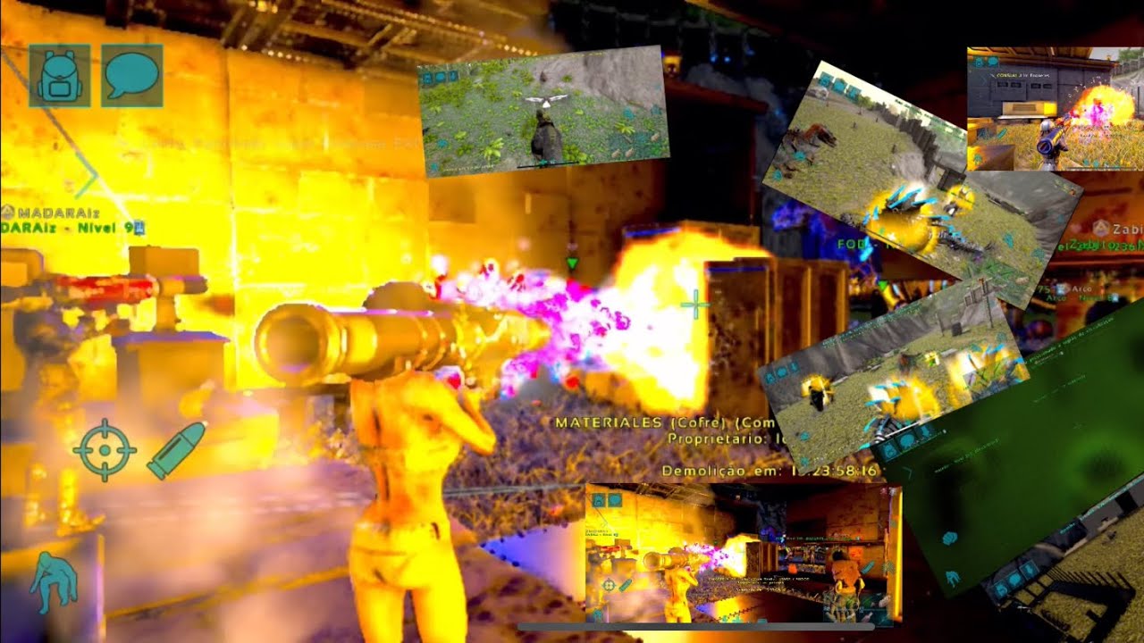 ARK Ultimate Mobile Edition - RAID pvp megatribo In Oficial Serve raid wipe cs #4