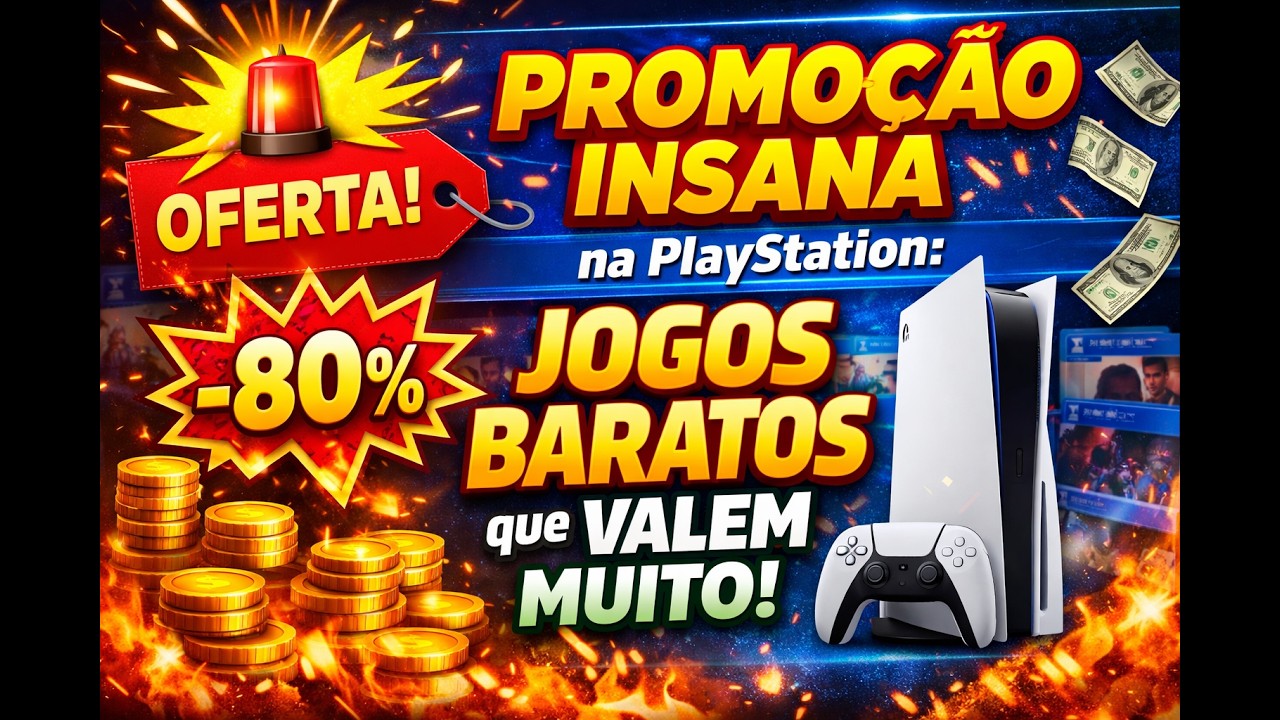 CORRE AGORA! Os MELHORES JOGOS em PROMO&Ccedil;&Atilde;O na PlayStation 🤑🎮