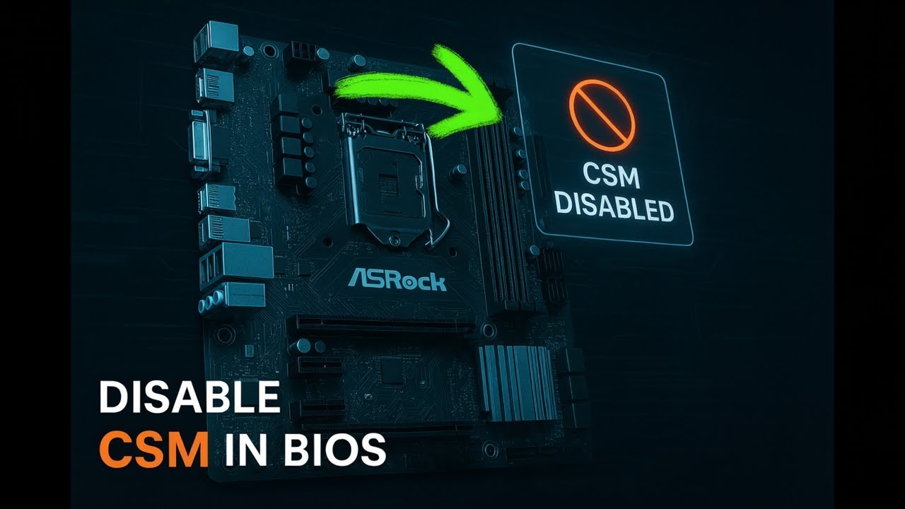 [ASROCK] How To Fix WARNING CSM Is Loaded Disable The CSM in Setup in BIOS ASRock Motherboards