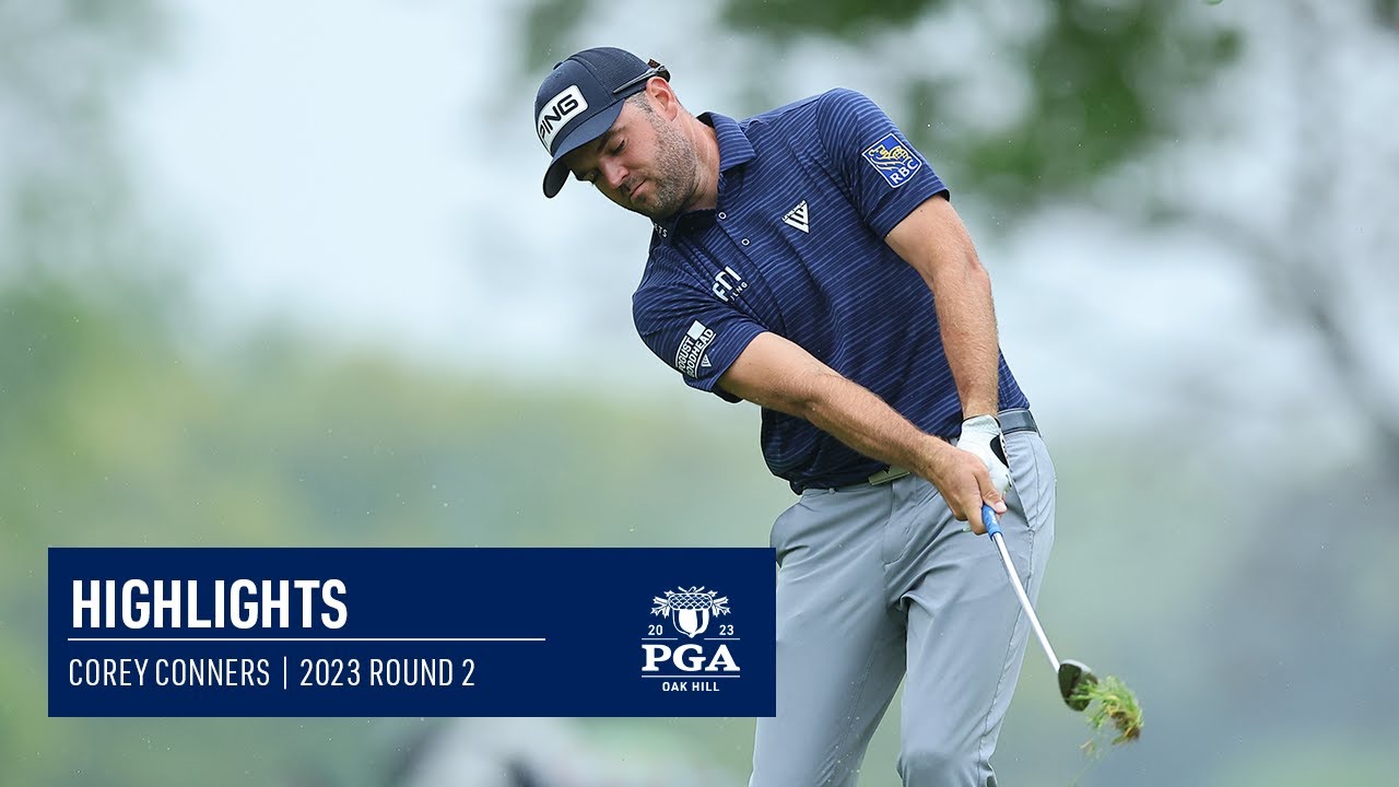Corey Conners Scores 2-Under 68 | Round 2 | 2023 PGA Championship