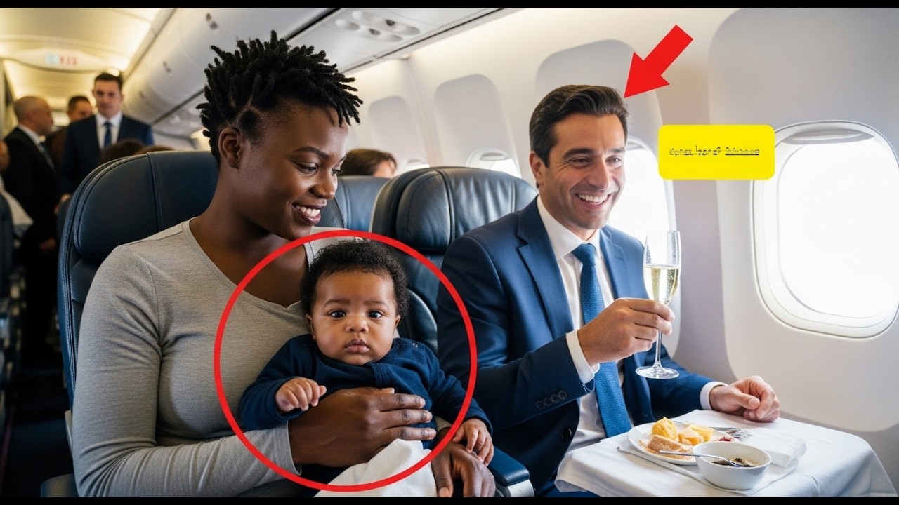 Millionaire Laughs at Black Mother on Plane — Captain’s Emergency Call Changes Everything