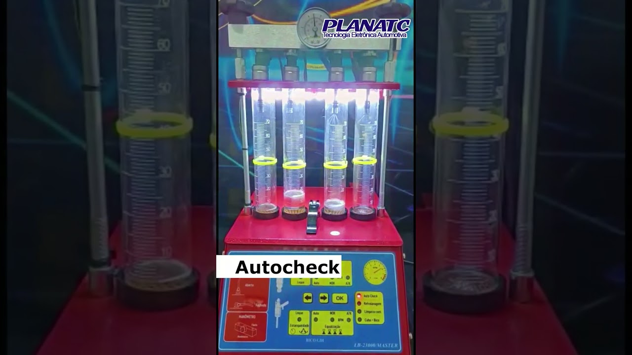 Máquina para Limpeza e Teste de Bicos Injetores - PLANATCLB-23000/MASTER 