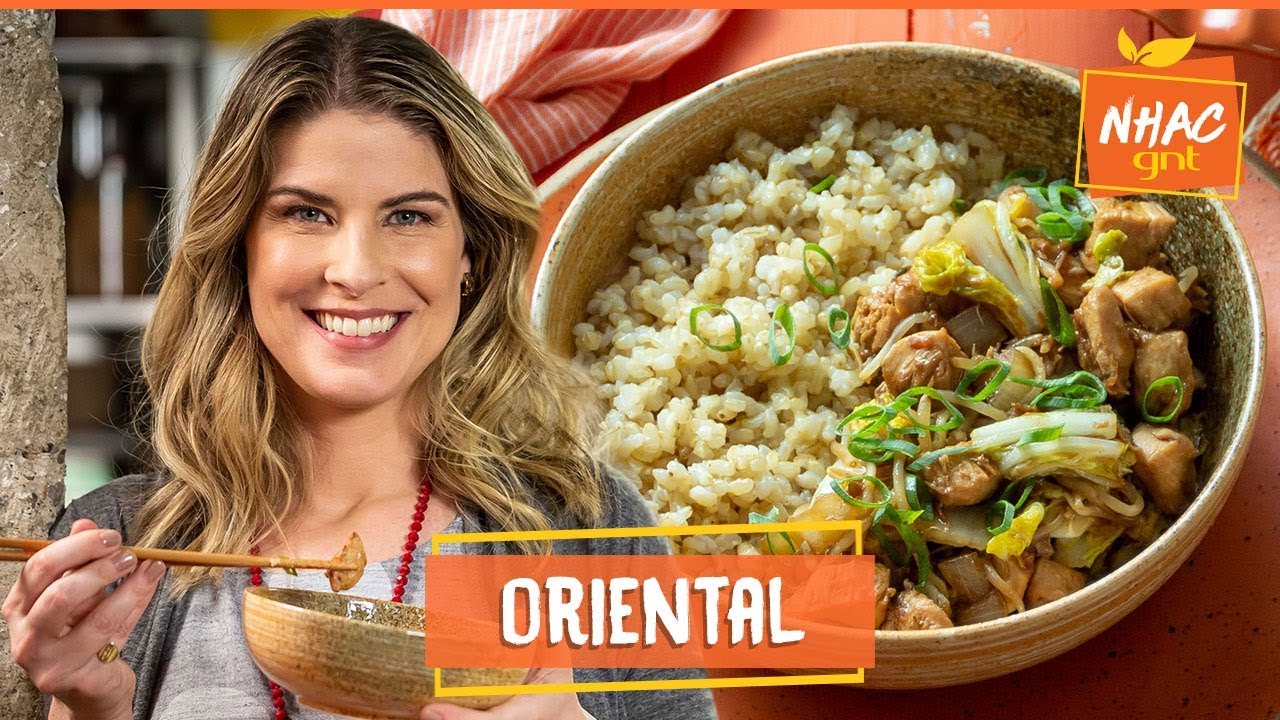 Frango oriental com acelga, cebola e broto de feijão | Rita Lobo | Cozinha Prática