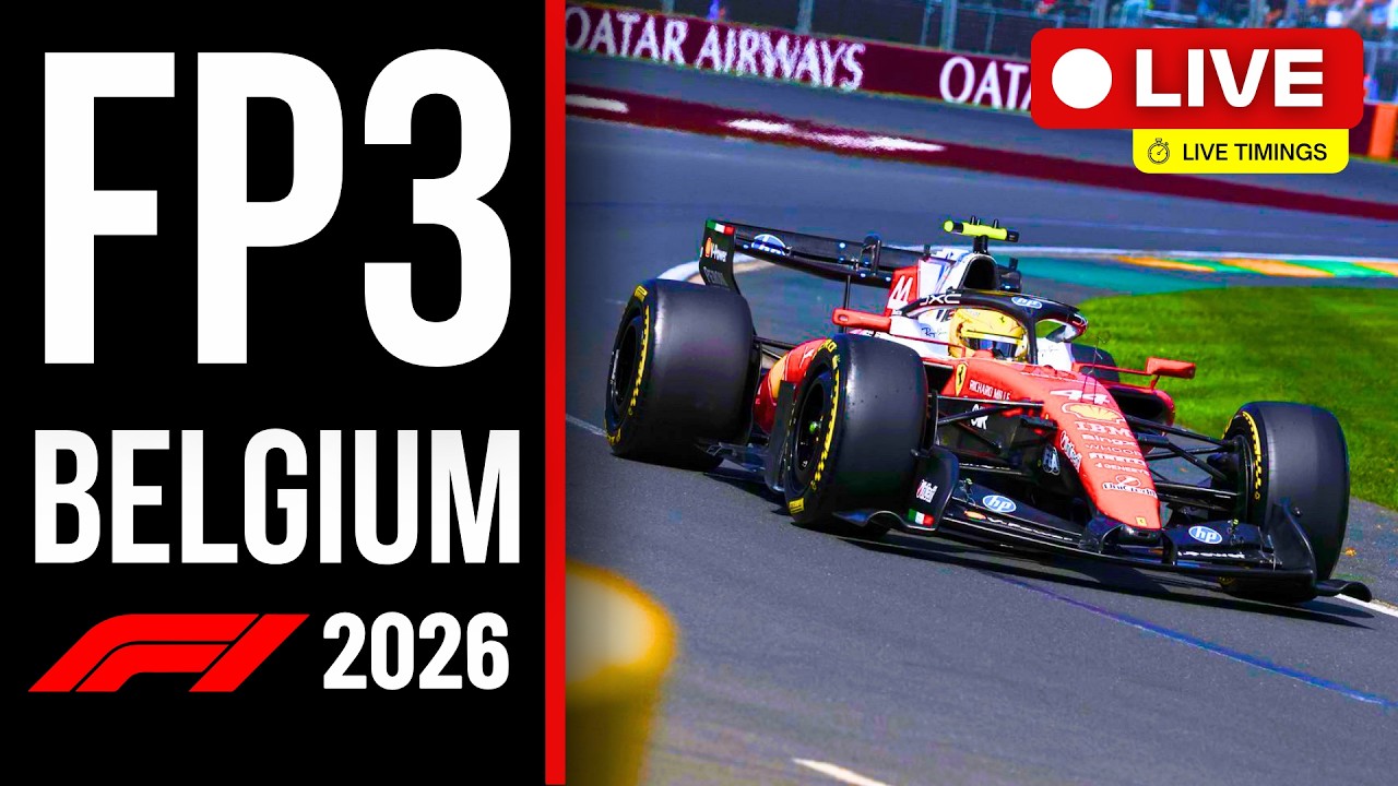 🔴 F1 LIVE: BELGIUM GP FP3 - Live Timing & Commentary | SPA