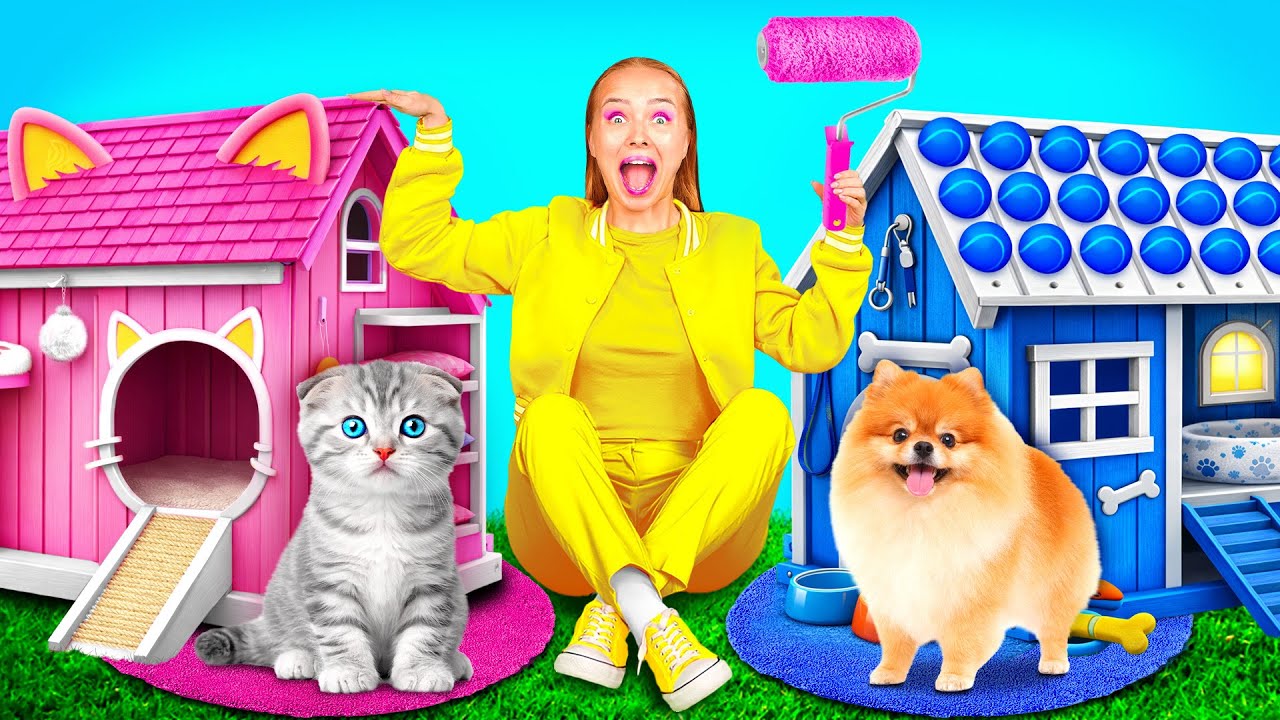 Budujemy Dom dla Zwierząt | Śmieszne Momenty od BaRaFun Challenge