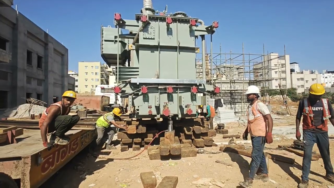 Power Transformer (66/33/31.25)  Mannual Unloading to plinth 
