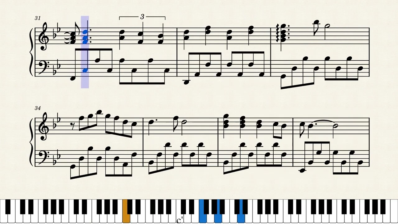 Too Sweet - Hozier - Intermediate Piano