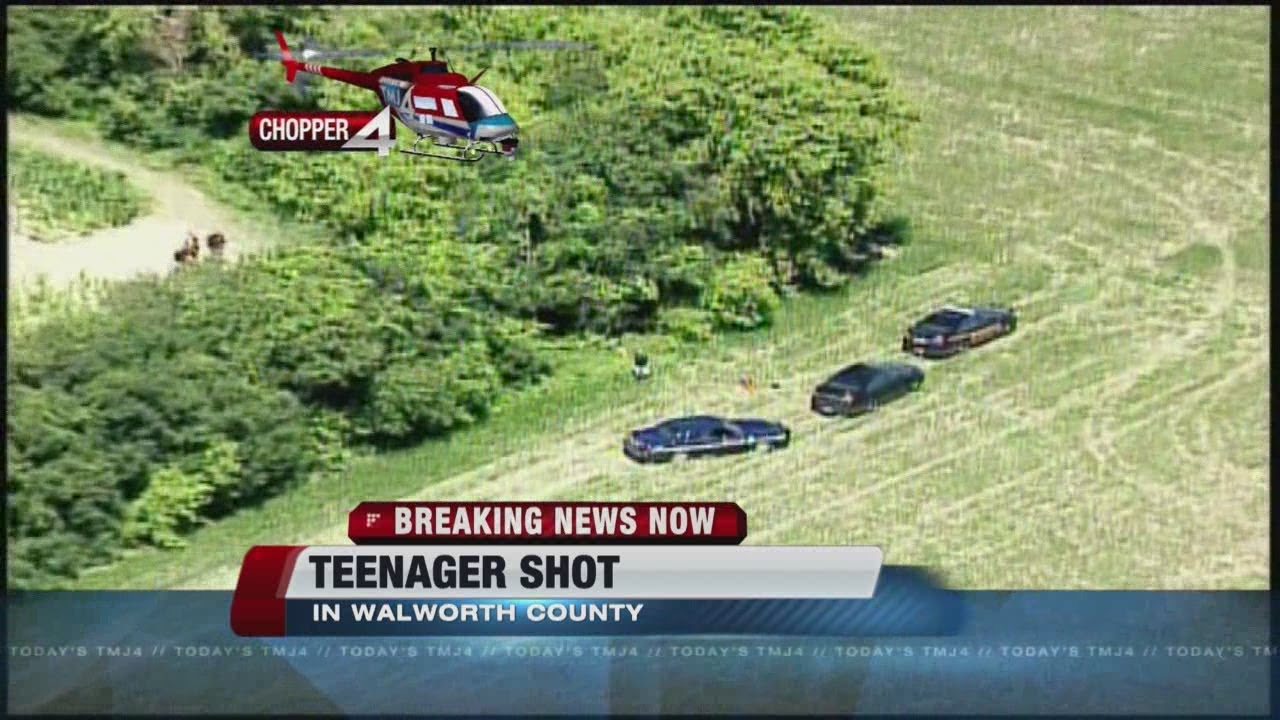 Teenager shot in Walworth County