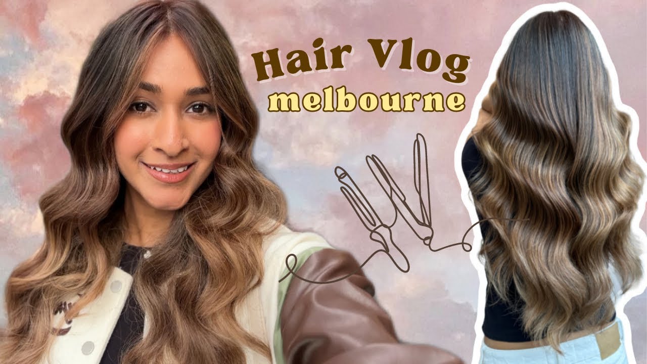 NEW HAIR!!✨ mini vlog, melbourne hair salon, hair color transformation 🤎| Swetha Melly #vlog #hair