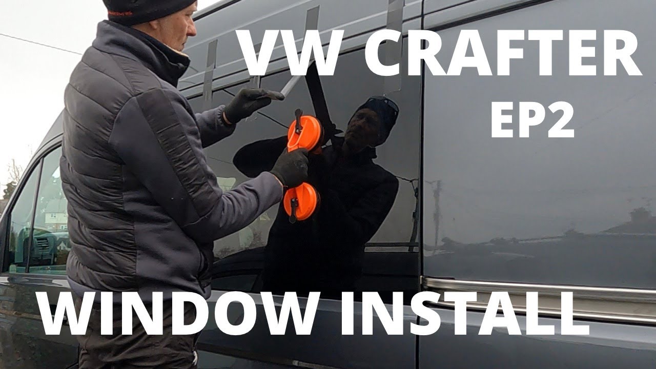 Установка окна в кемпер-ван VW Crafter, часть 2